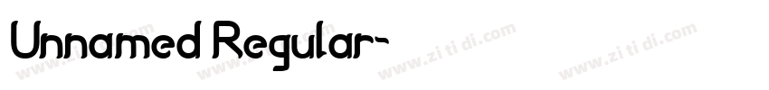Unnamed Regular字体转换